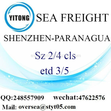 Puerto de Shenzhen LCL consolidación a Paranagua